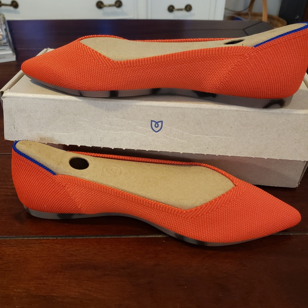 Brand new Rothys, size 8, color papaya